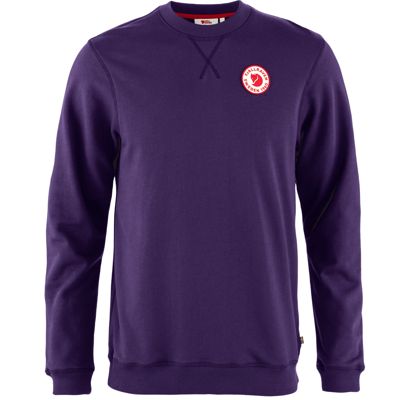 Fjällräven 1960 Logo Badge Sweater M - Dark Violet-425