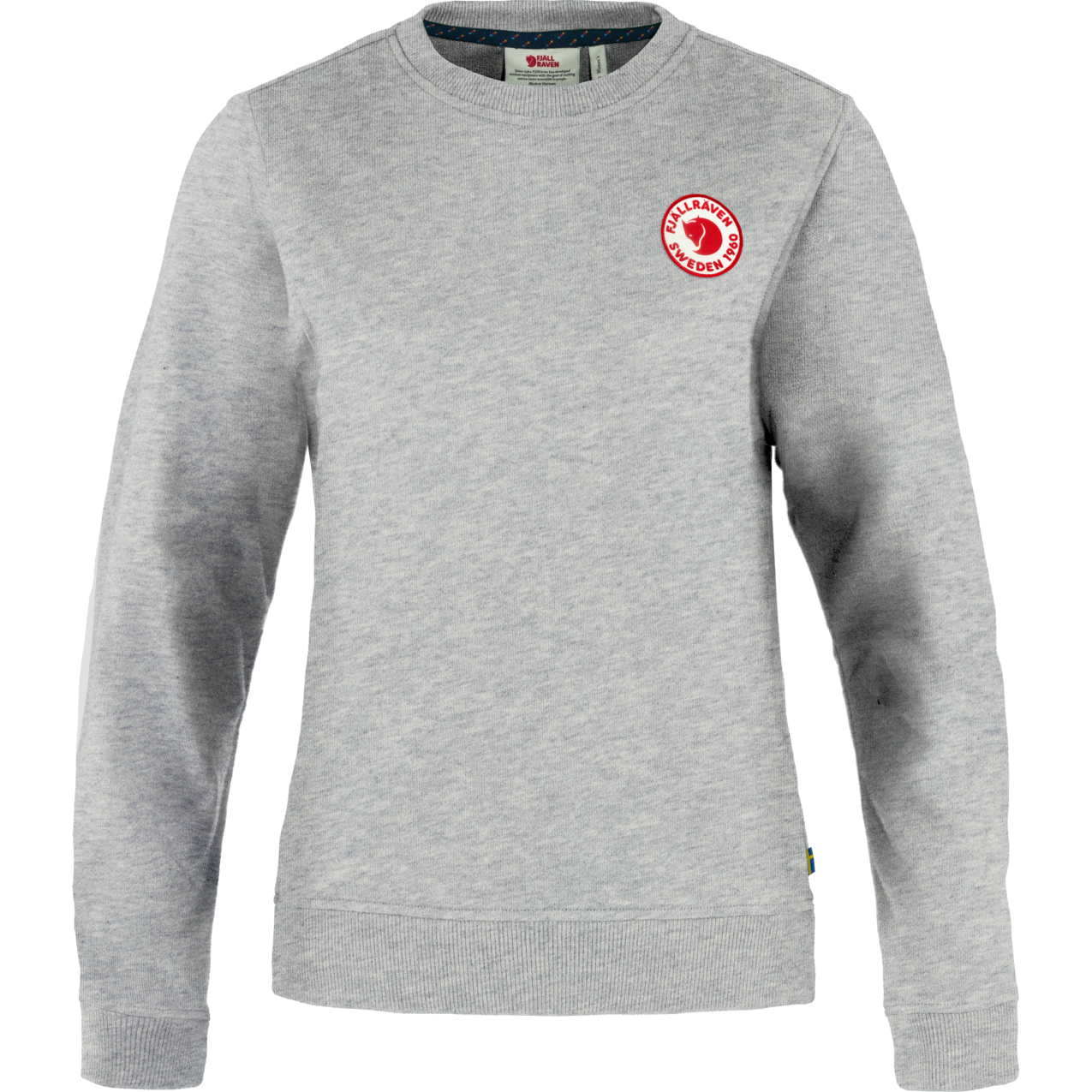 Fjällräven 1960 Logo Badge Sweater W - Grey-Melange-020-999