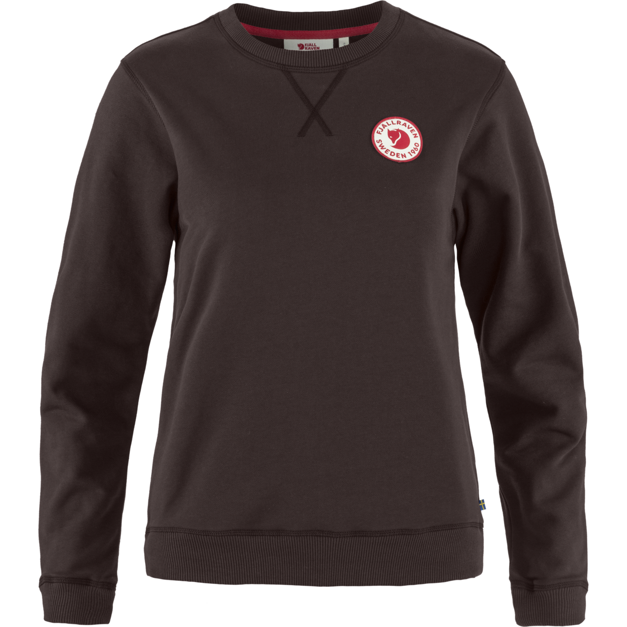 Fjällräven 1960 Logo Badge Sweater W - Black Oak-294