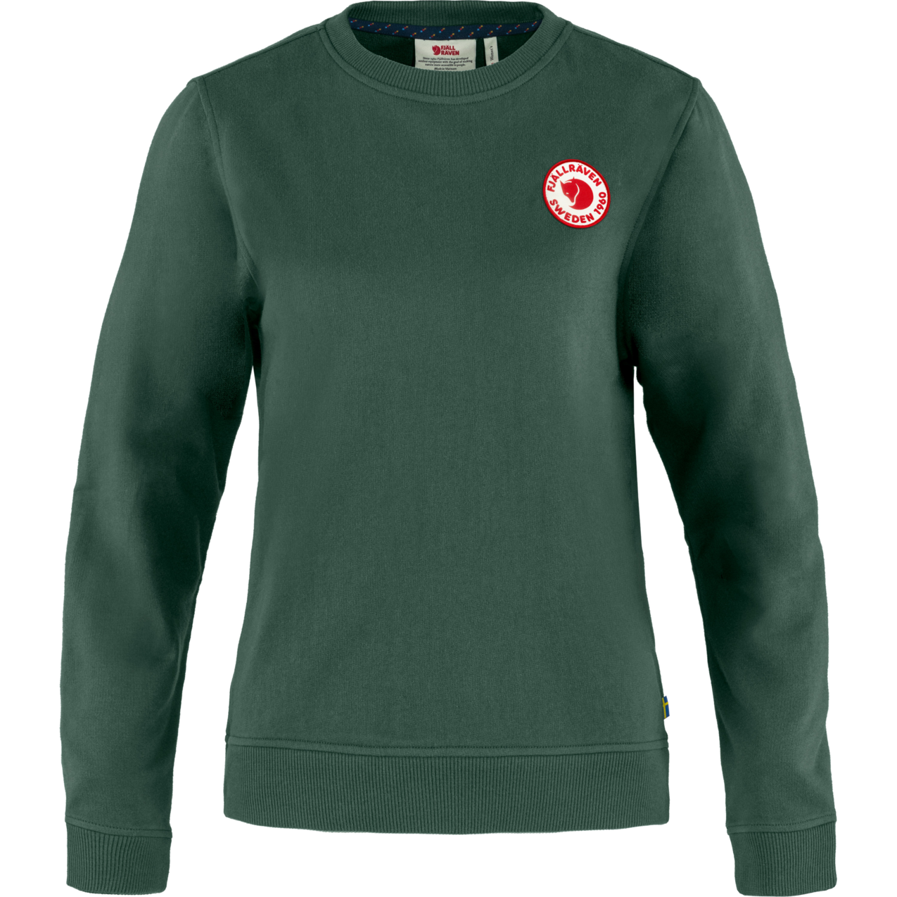 Fjällräven 1960 Logo Badge Sweater W - Deep Patina-679