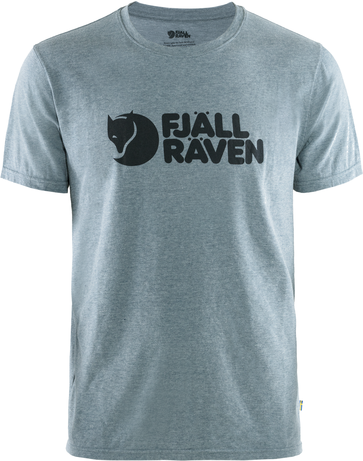 Fjällräven Fjällräven Logo T-shirt M - Uncle Blue-Melange-520-999