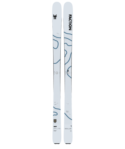 Faction Agent 1 ski, White topsheet and base