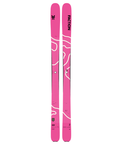 Faction Agent 2 ski, Pink topsheet and base