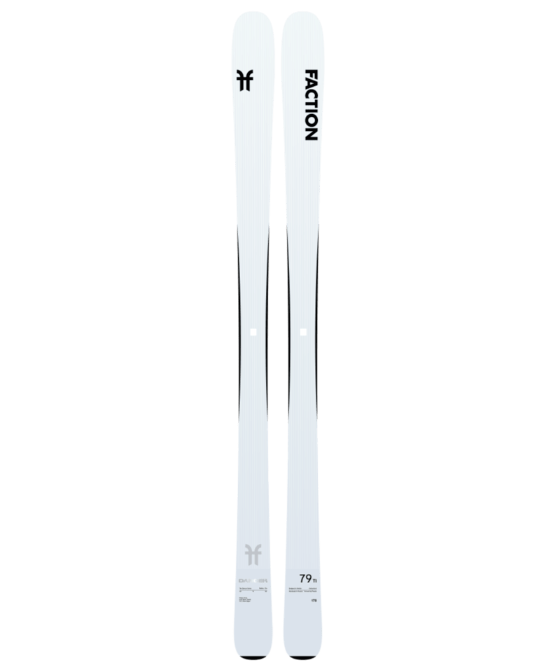 Faction Dancer 79 Ti ski, white topsheet and base