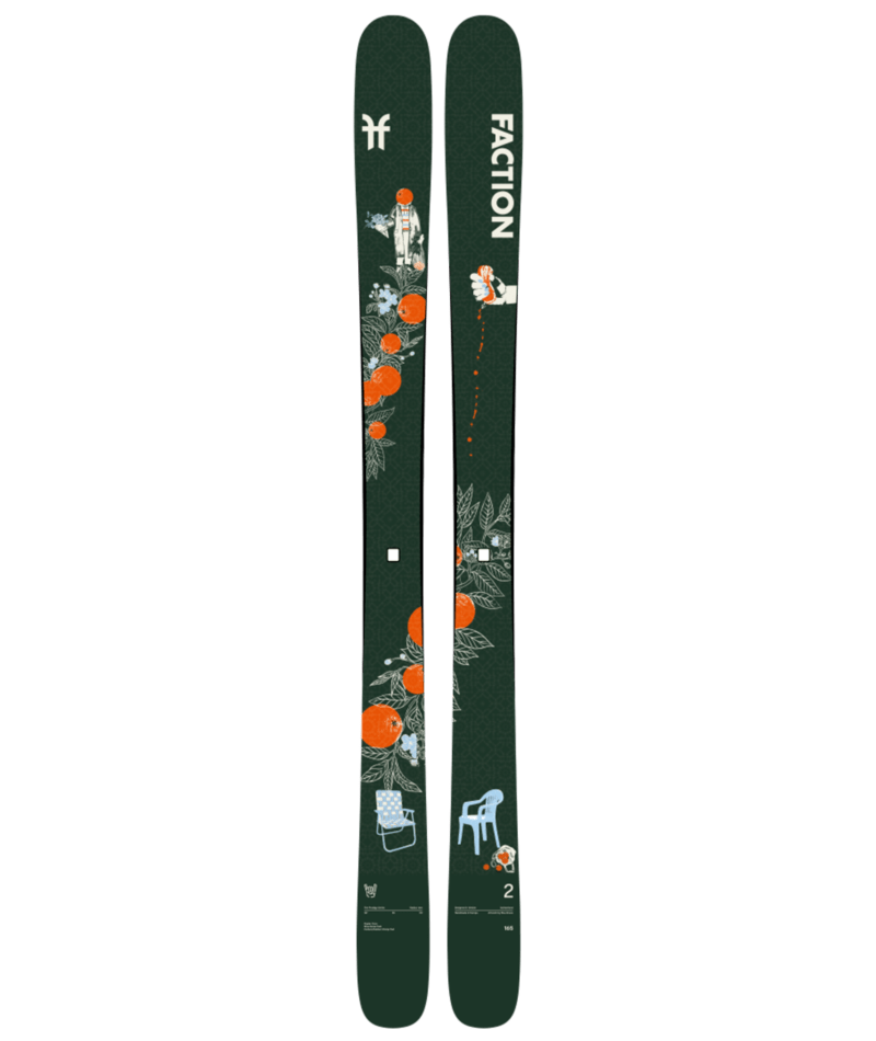 Faction Prodigy 2 Capsule ski, artist topsheet and base