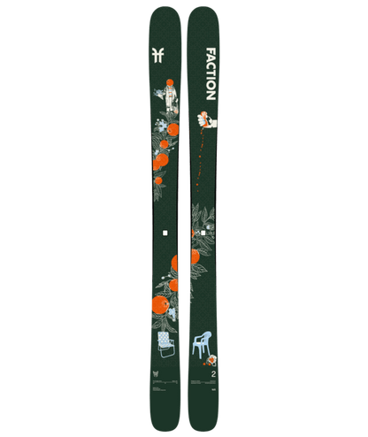 Faction Prodigy 2 Capsule ski, artist topsheet and base