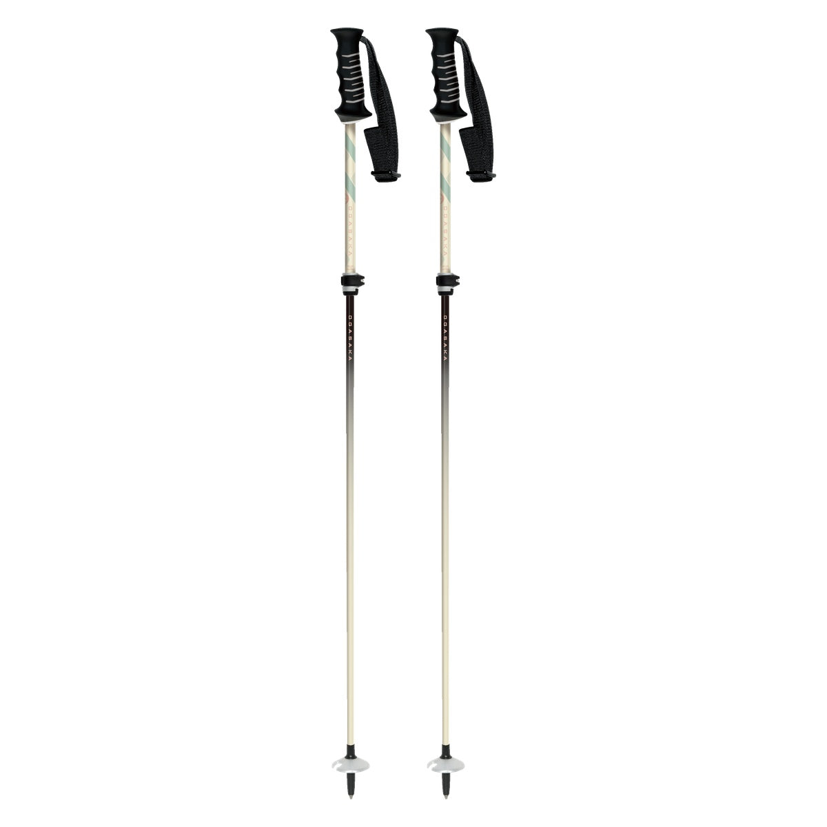 OGASAKA LC-FS Adjustable Ski Poles 2027 – Ivory