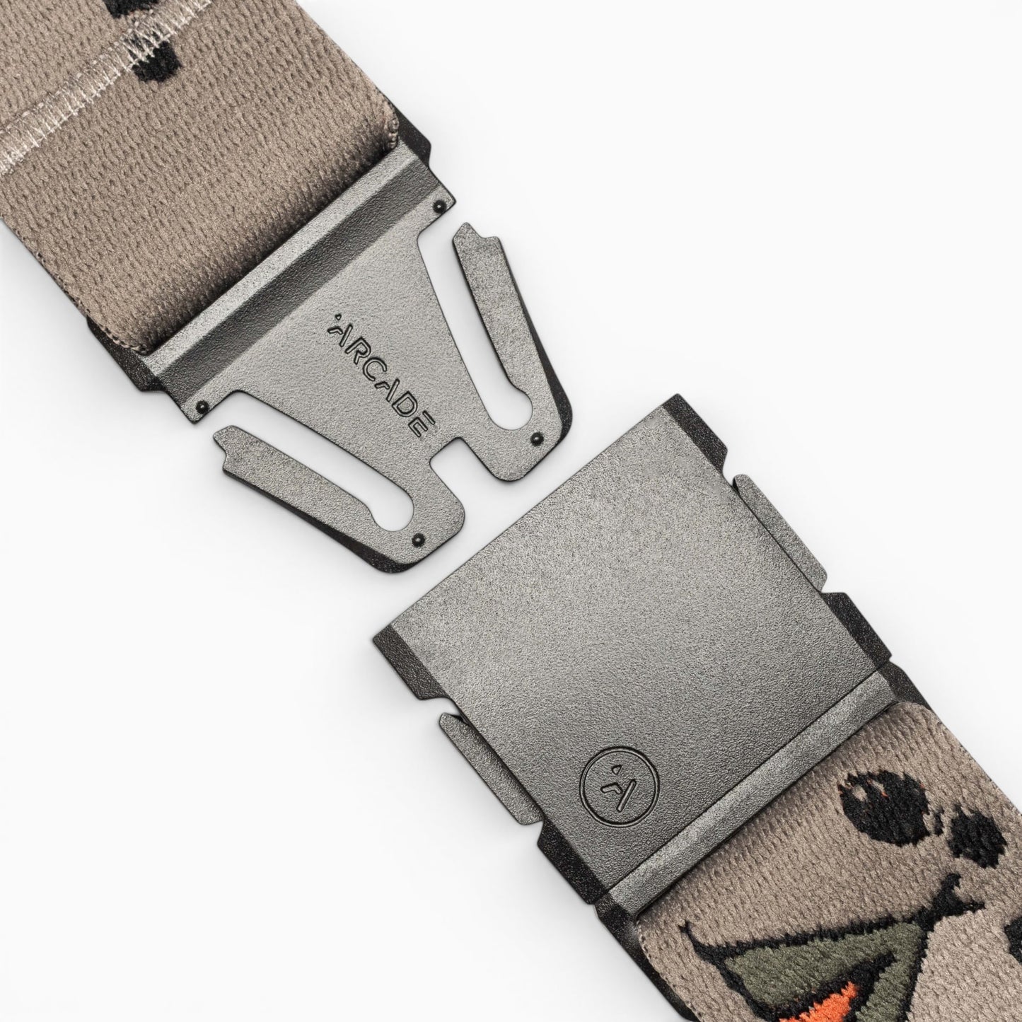 Arcade Get Outside Belt in Dunes — buckle, front