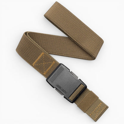 Arcade Hardware Belt in Coyote — full belt with buckle