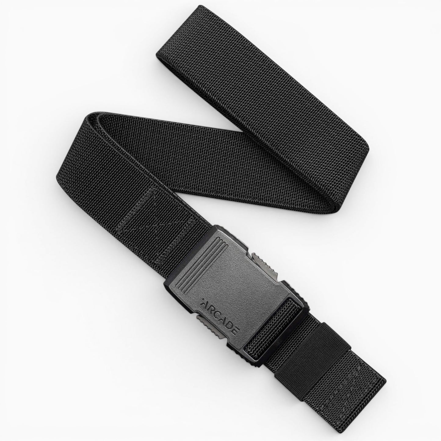 Arcade Hardware Belt in Iron — full belt with buckle