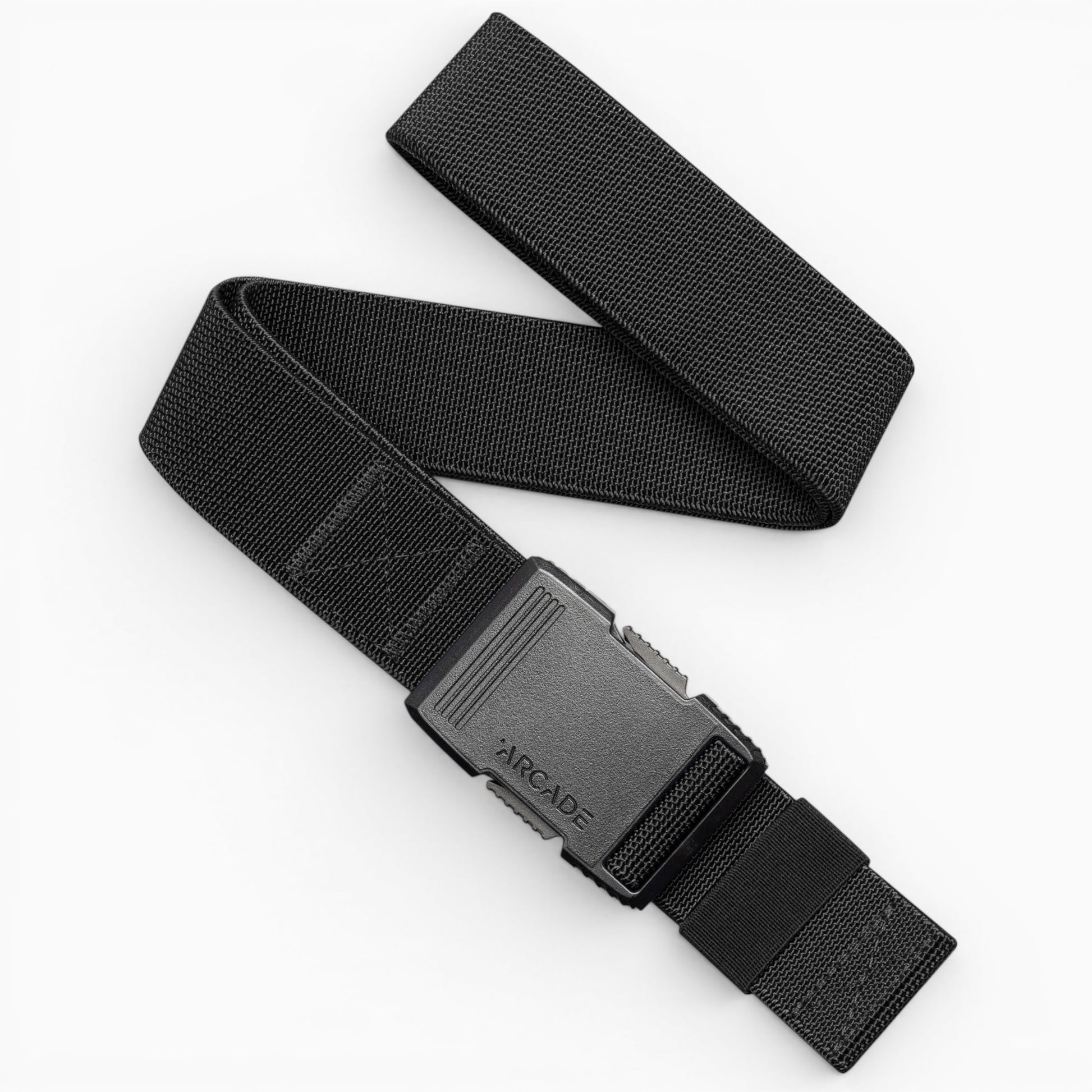 Arcade Hardware Belt in Iron — full belt with buckle