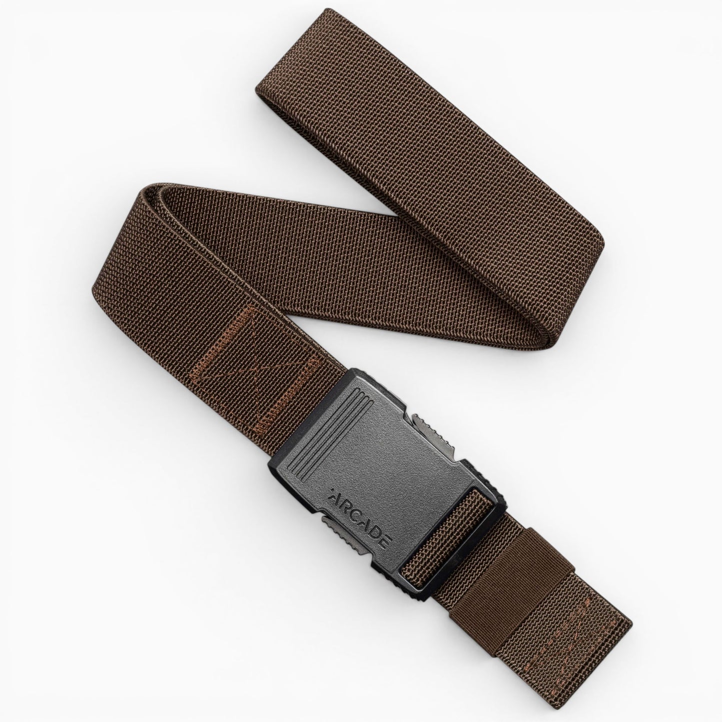 Arcade Hardware Belt in Mud — full belt with buckle