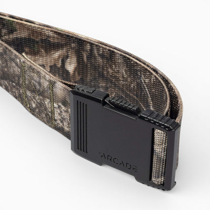 Arcade Hardware Belt in Realtree — buckle, back