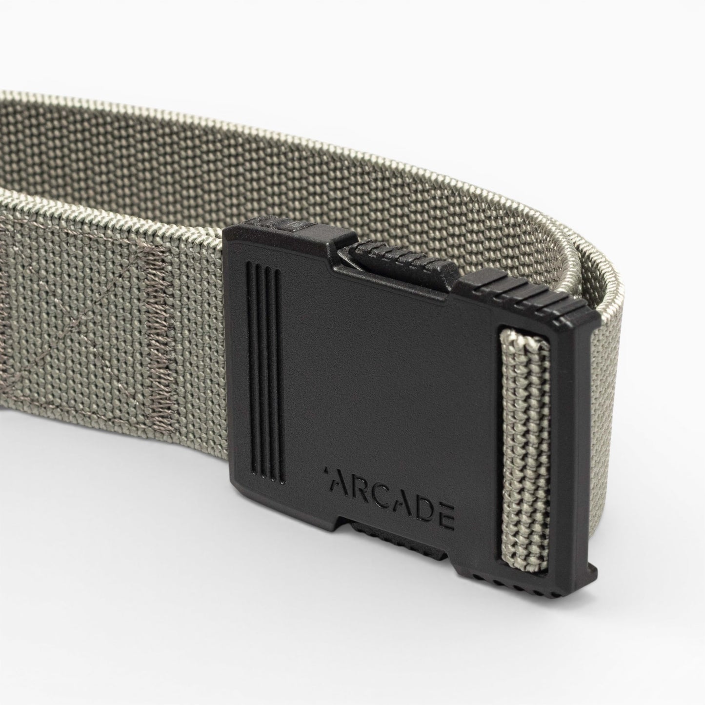 Arcade Hardware Slim Belt in Sage — buckle, back