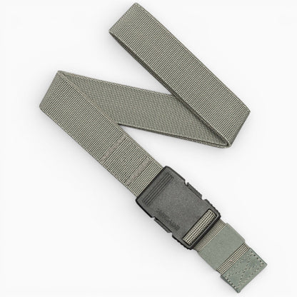Arcade Hardware Slim Belt in Sage — full belt with buckle