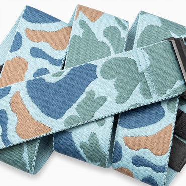 Arcade High Fives Duck Camo Belt in Cove — Arcade logo patch