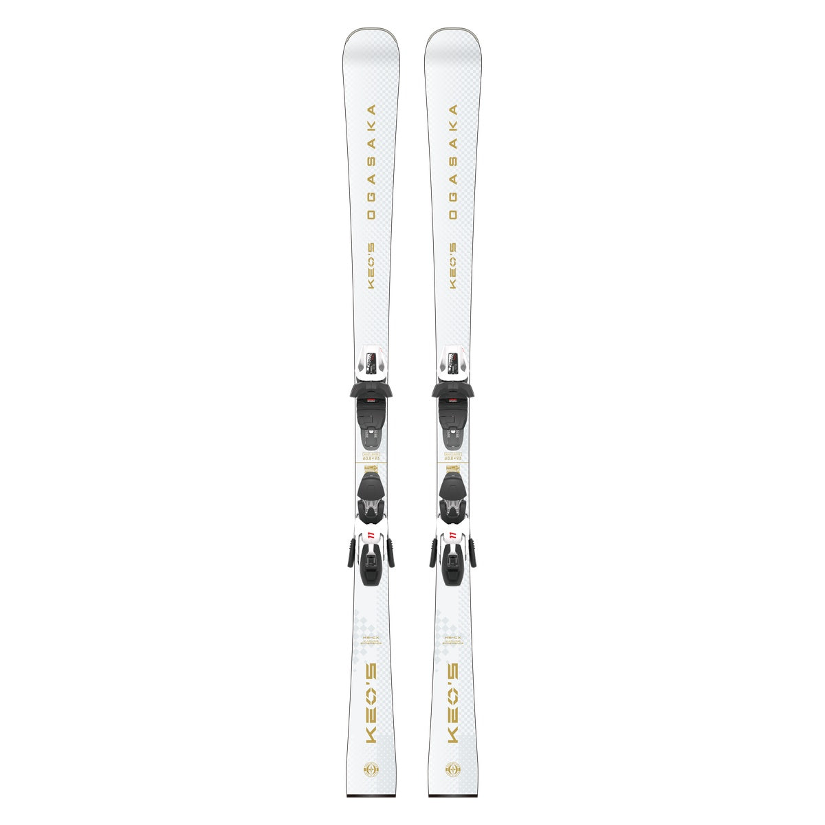 Ogasaka KS-CX Skis with SLR11GW Binding 2027 – White