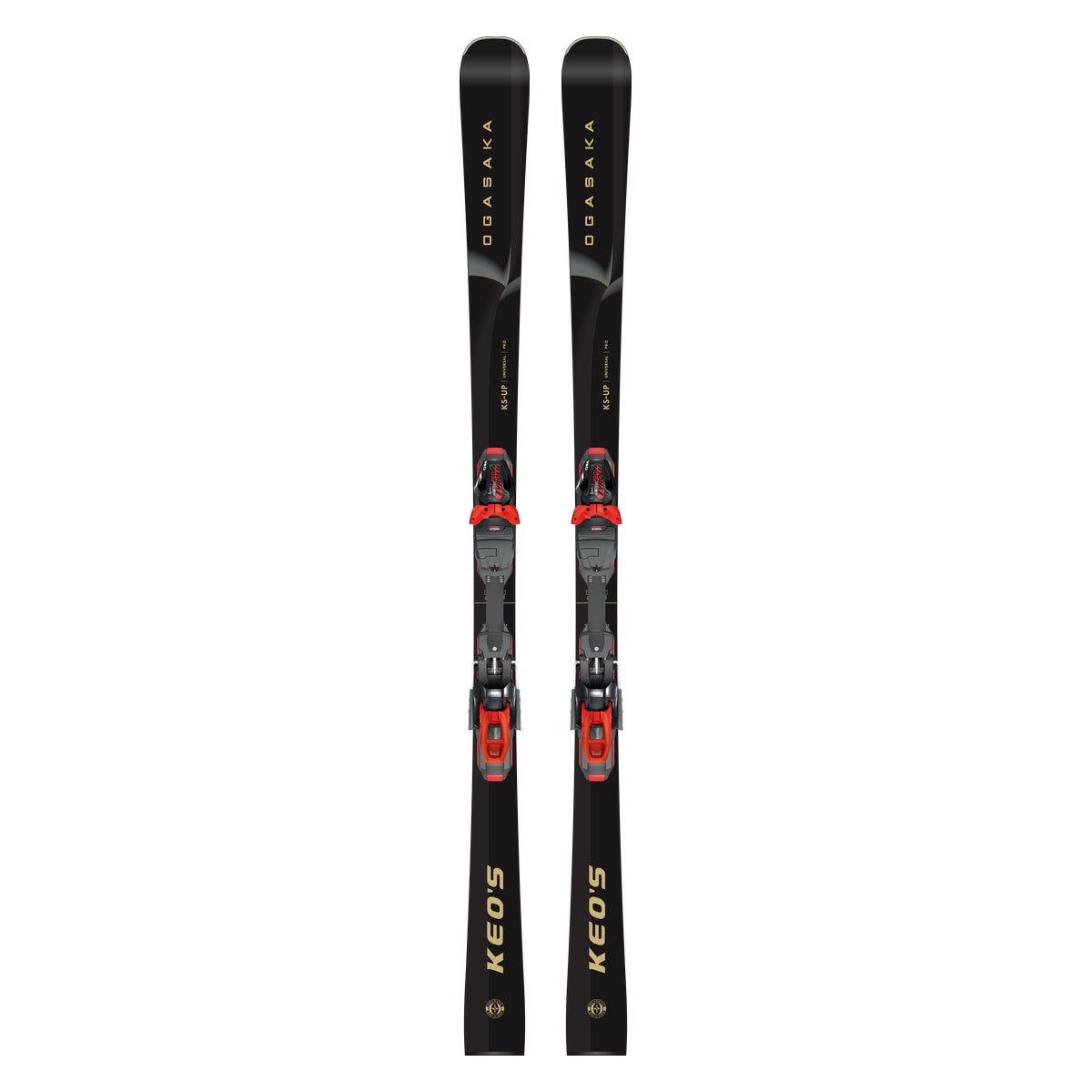 Ogasaka KS-UP Skis with PRD12GW Binding 2027 – Black