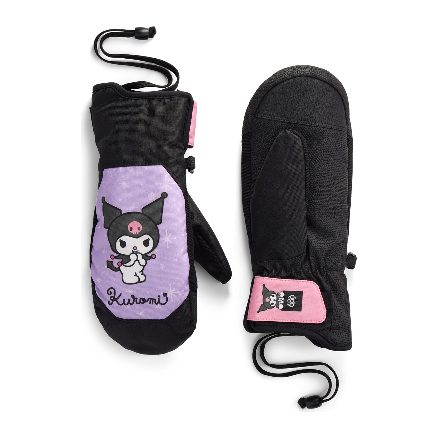 686 Women's Revel Mitt – Kuromi Violet – detail