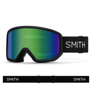 Smith Transfer Snow Goggle — Black | Green Sol-X Mirror