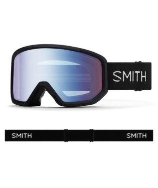 Smith Transfer Snow Goggle — Black | Blue Sensor Mirror