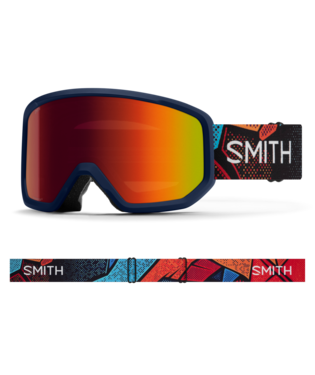 Smith Transfer Snow Goggle — Midnight Geo Alpine | Red Sol-X Mirror