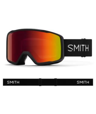 Smith Tribute Snow Goggle — Black | Red Sol-X Mirror