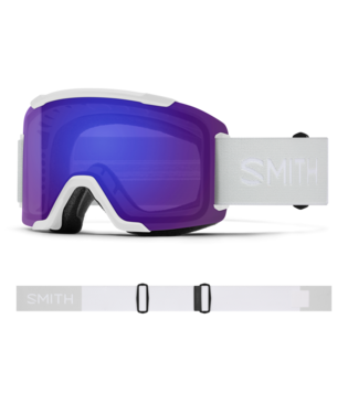 Smith Squad Snow Goggle — White Vapor | ChromaPop Everyday Violet Mirror