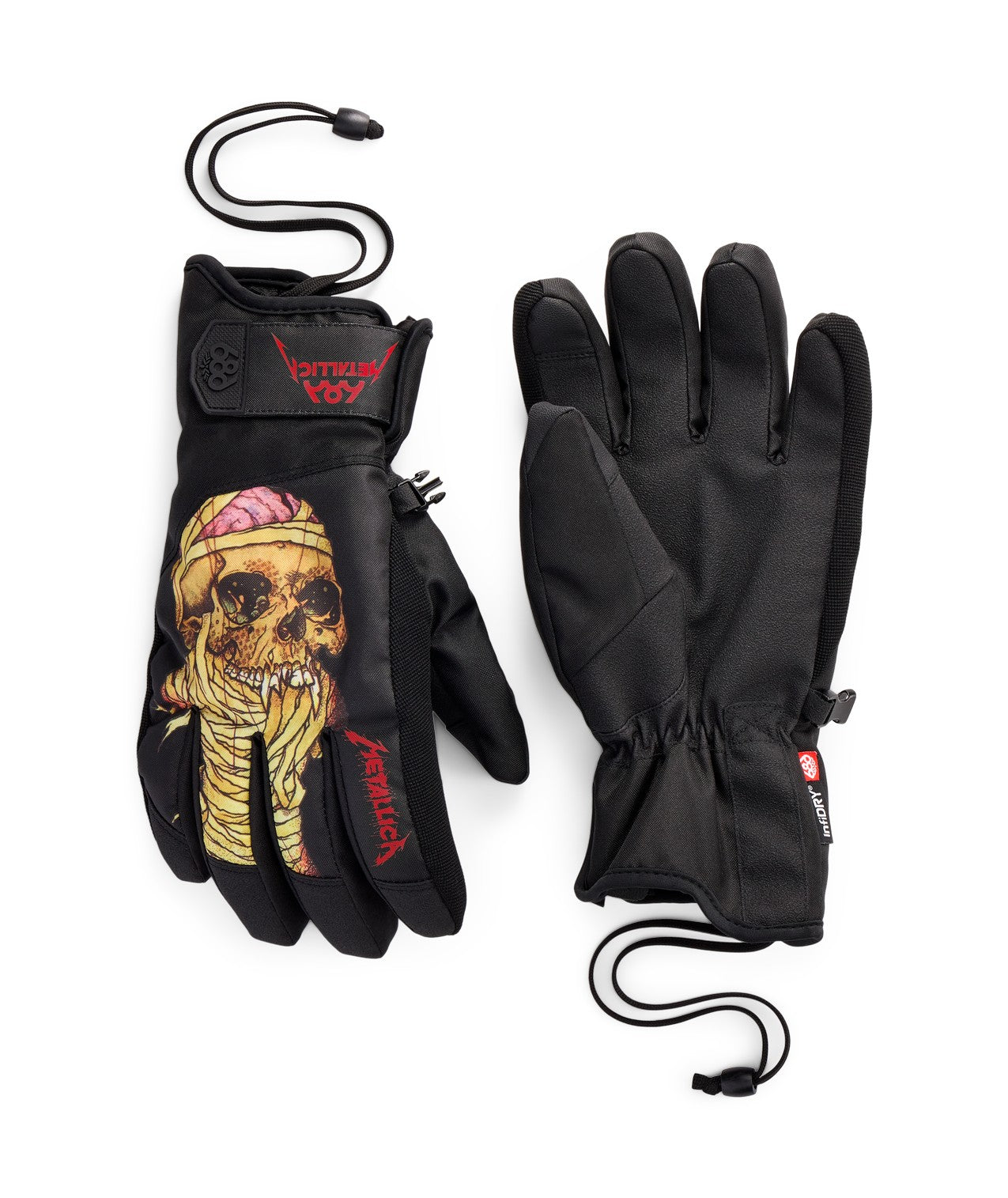 686 Men's Primer Glove – Metallica Black