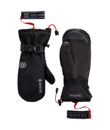 686 Men's GORE-TEX Leather Linear™ Mitt – Black