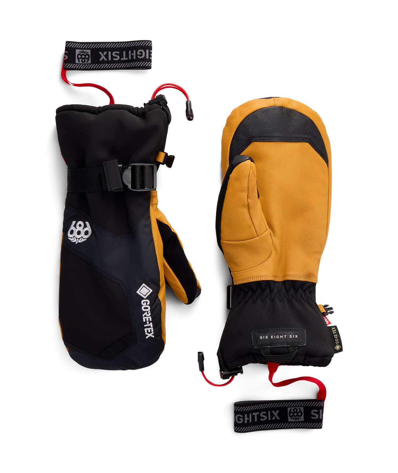 686 Men's GORE-TEX Leather Linear™ Mitt – Natural