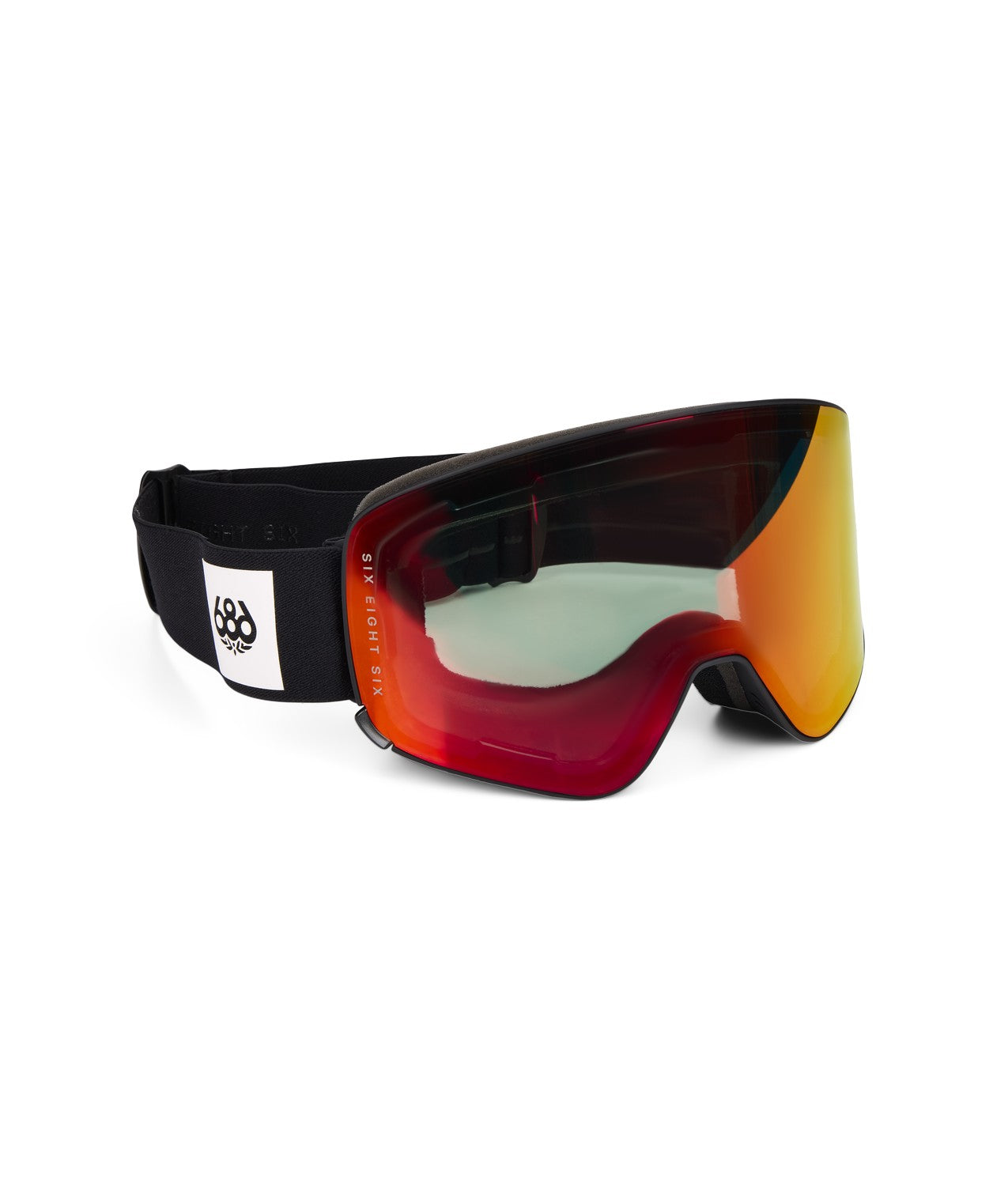 686 Smarty Magnetic Goggle – Black + Solar Mirror + Black (detail)