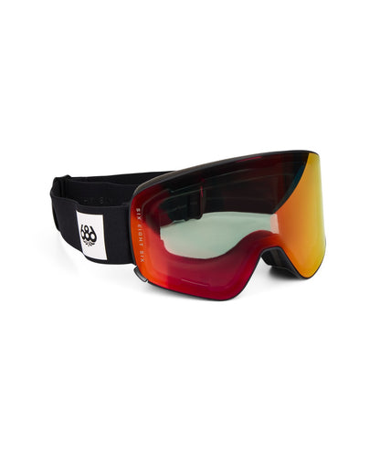 686 Smarty Magnetic Goggle – Black + Solar Mirror + Black (detail)