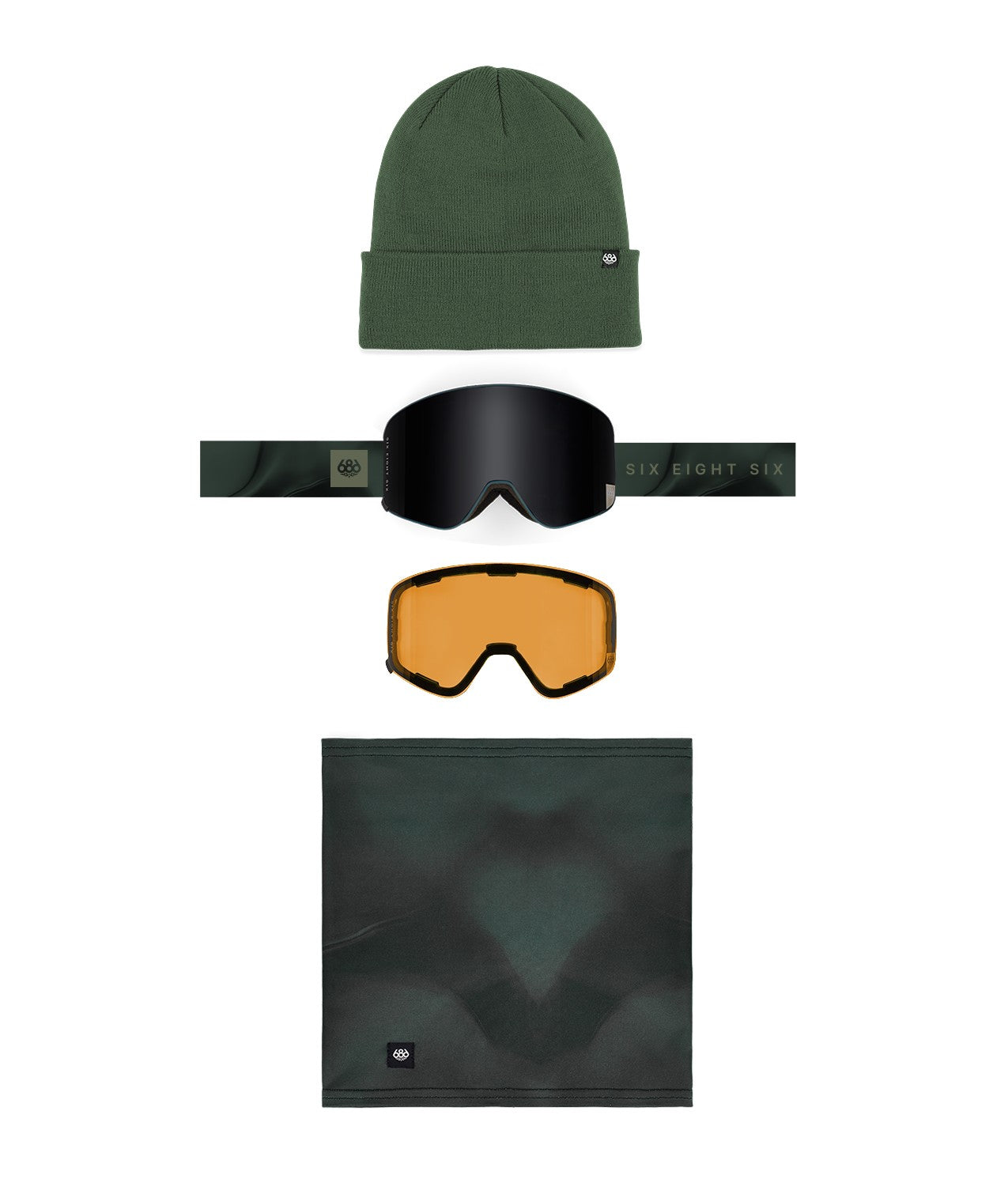 686 Smarty Magnetic Goggle – Moss Dunes + Moss Green + Amer