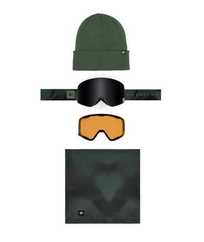 686 Smarty Magnetic Goggle – Moss Dunes + Moss Green + Amer