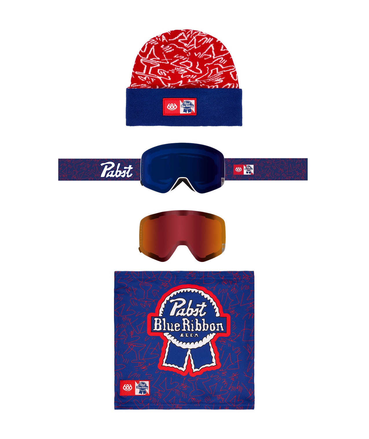 686 Smarty Magnetic Goggle – Pbr + Navy Mirror + Solar Mir