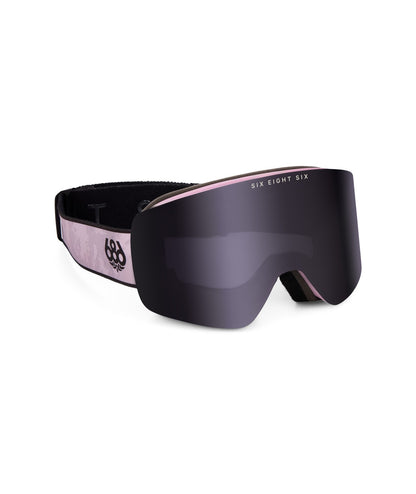 686 Foundation Goggle – Smokey Lilac + Black Mirror (detail)