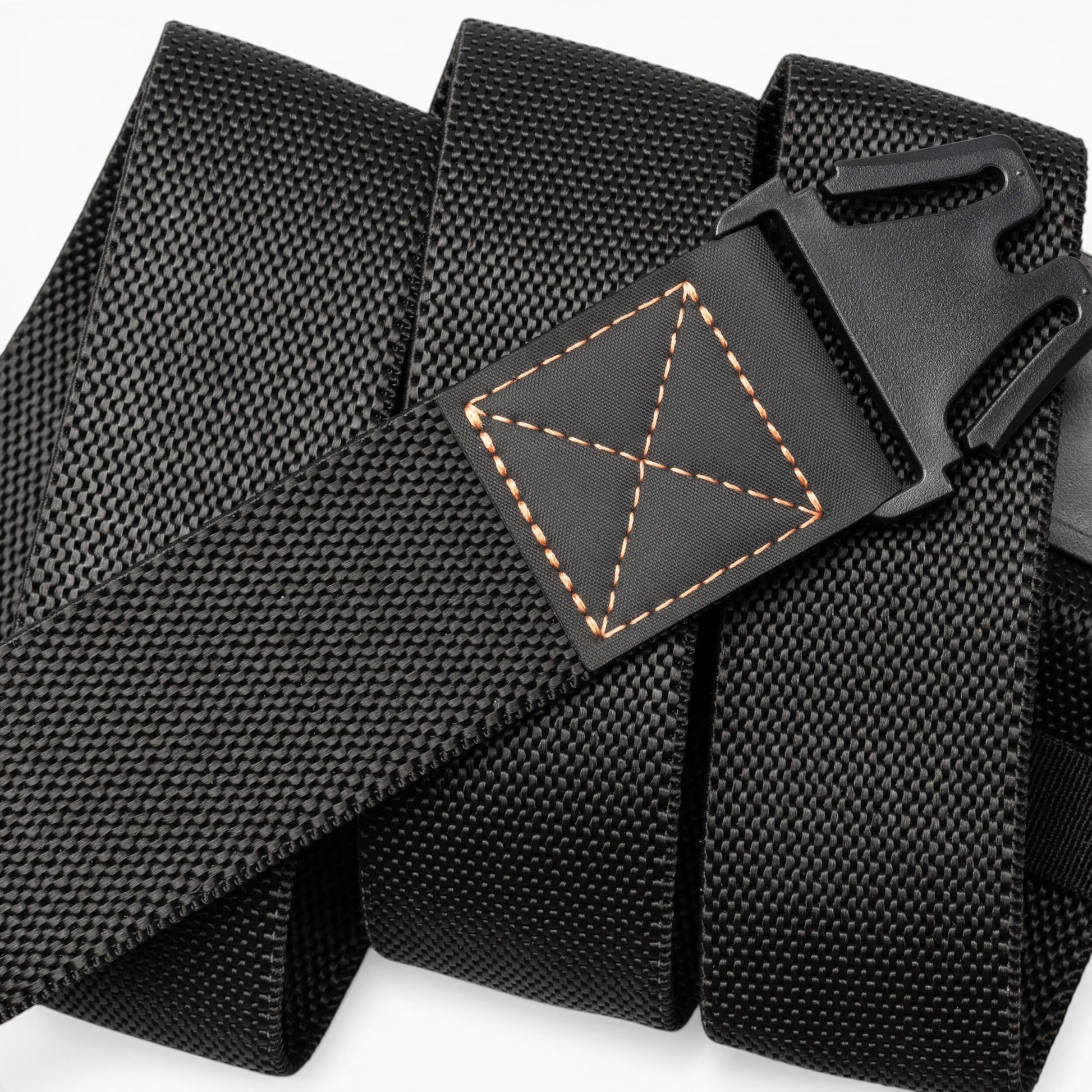 Arcade Motion Belt in Black/Flame — Arcade logo patch