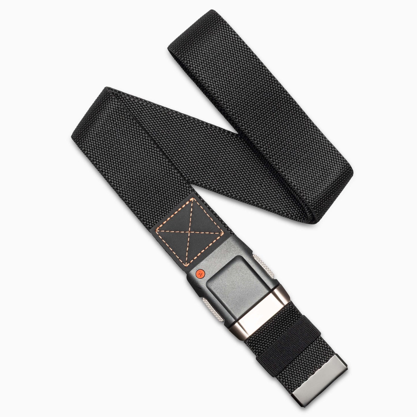 Arcade Motion Belt in Black/Flame — full belt with buckle