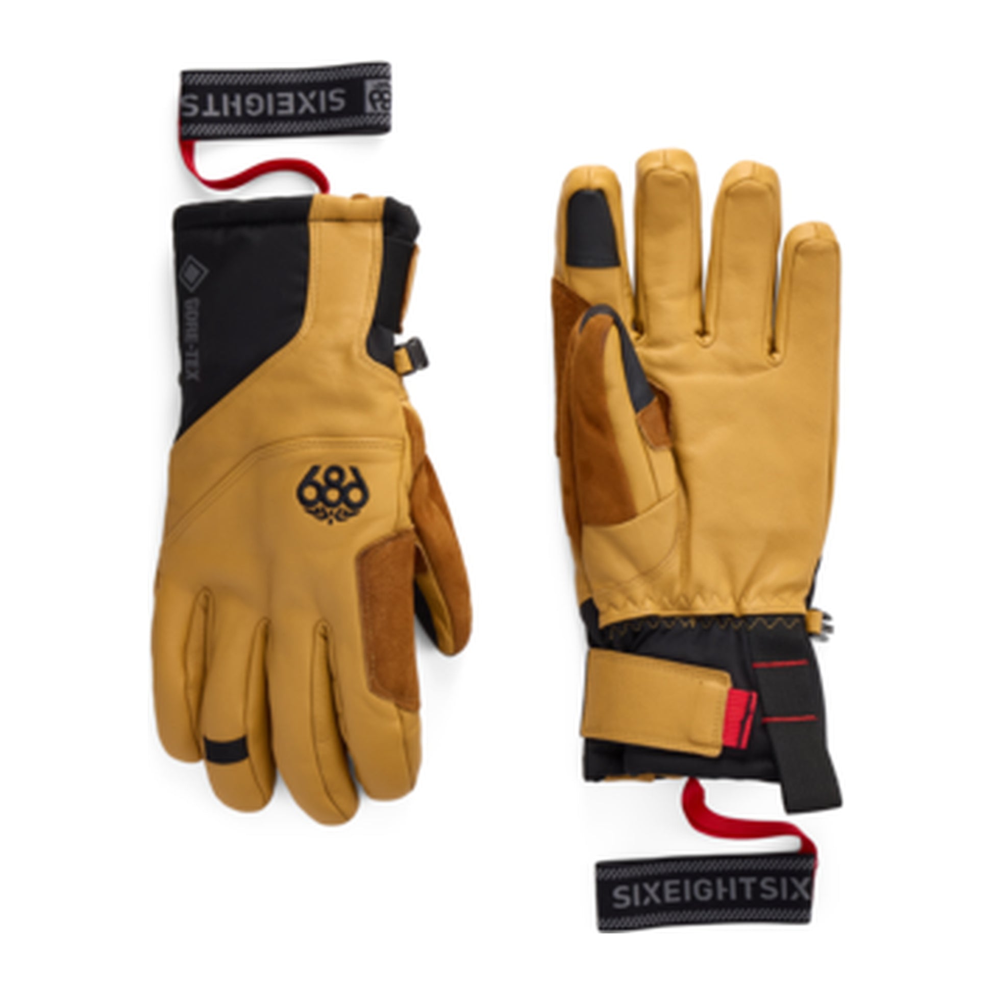 686 Men's GORE-TEX Stronghold™ Leather Glove – Natural – detail