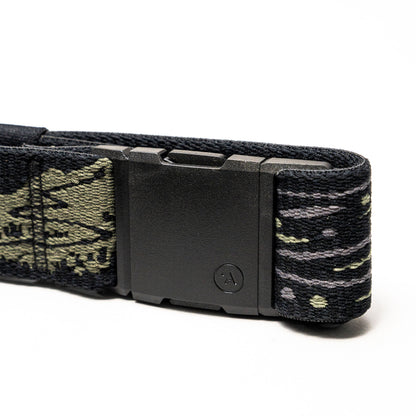 Arcade Out of Range Belt in Ivy Green — buckle, back