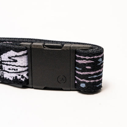 Arcade Out of Range Slim Belt in Dusk — buckle, back