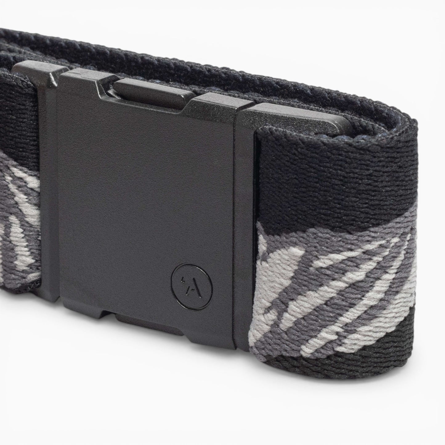 Arcade POW x Joseph Toney Belt in Black/Charcoal — buckle, back