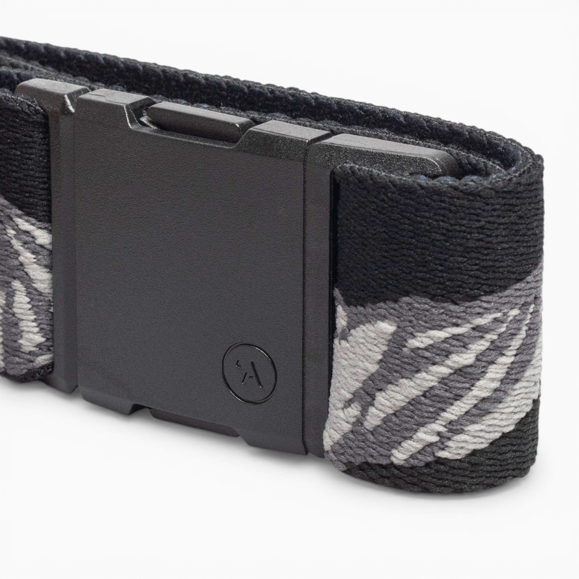 Arcade POW x Joseph Toney Belt in Black/Charcoal — buckle, back