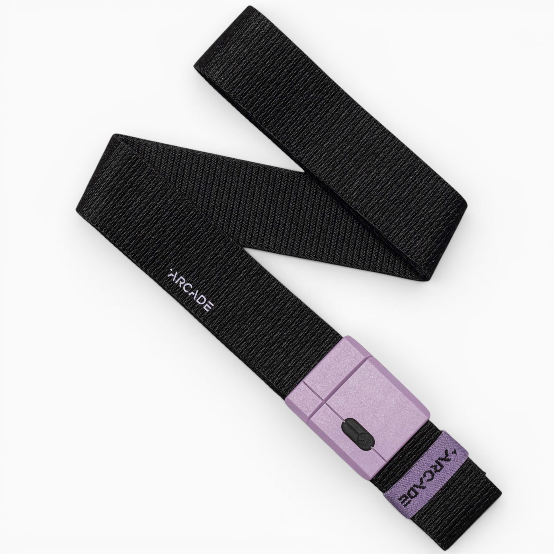 Arcade Polar Mag Belt in Black/Vio — full belt with buckle