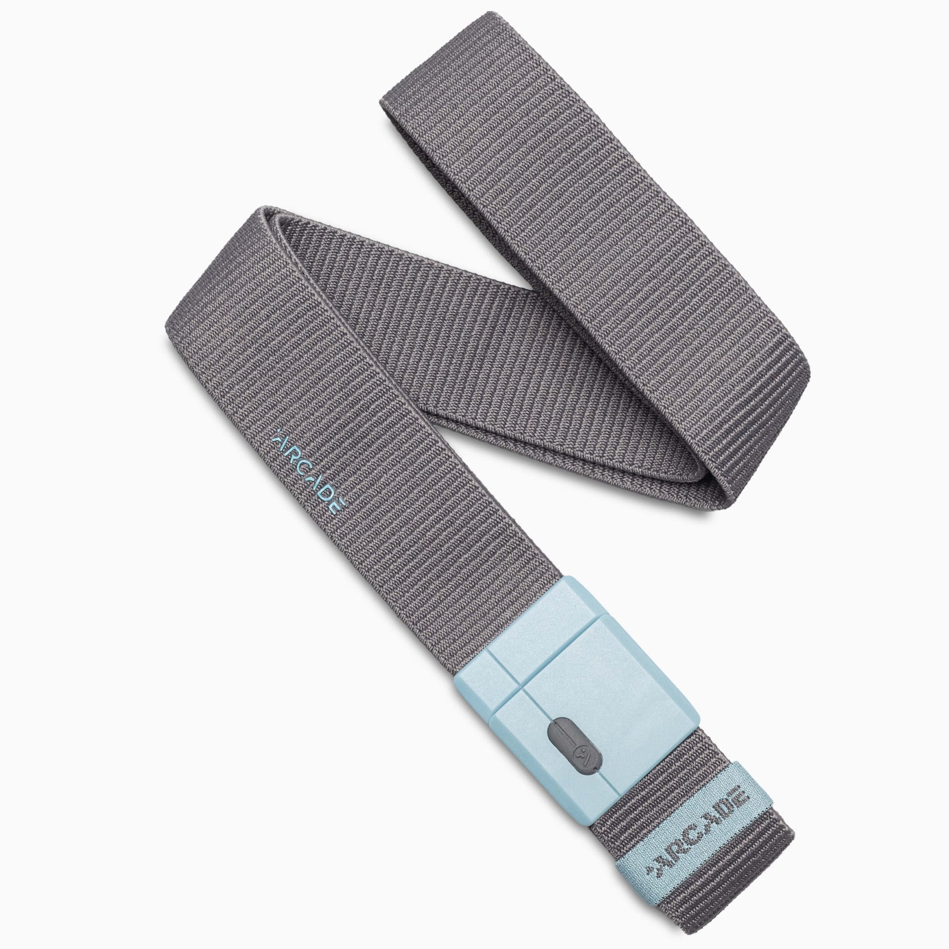 Arcade Polar Mag Belt in Charcoal/Cove — full belt with buckle