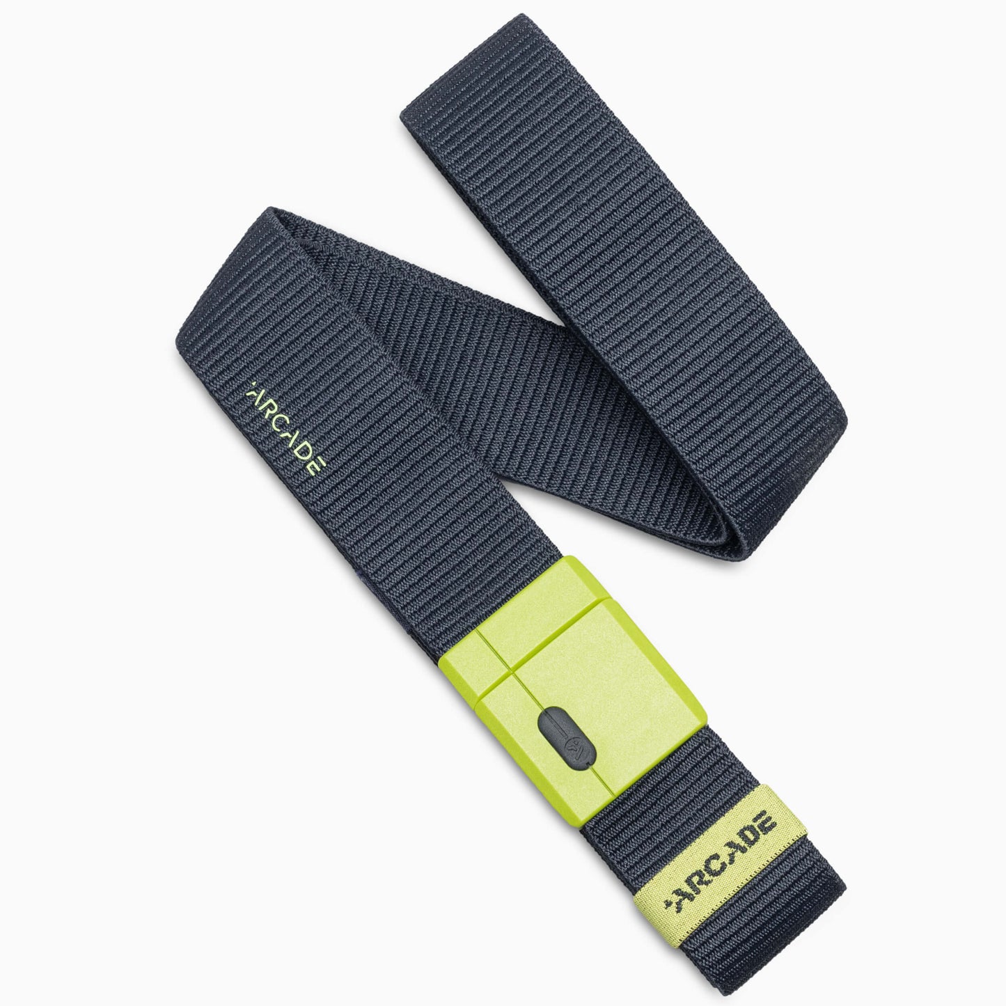 Arcade Polar Mag Belt in Navy/Clover — full belt with buckle