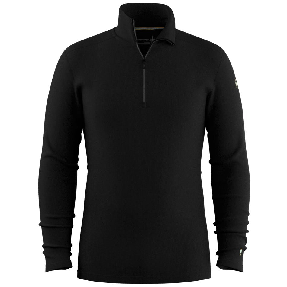 Smartwool Men's Classic Thermal Merino Base Layer 1/4 Zip - Black