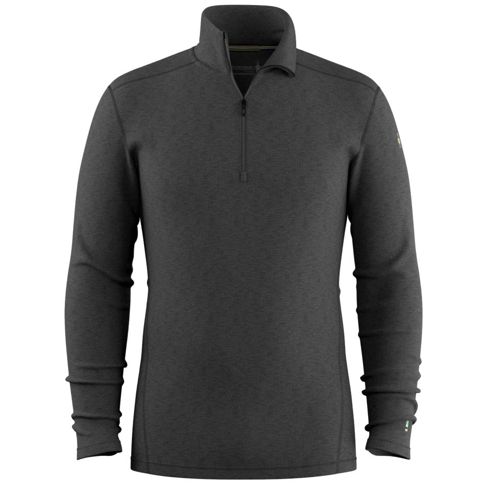 Smartwool Men's Classic Thermal Merino Base Layer 1/4 Zip - Charcoal Heather