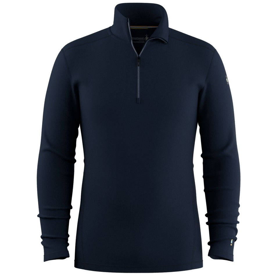 Smartwool Men's Classic Thermal Merino Base Layer 1/4 Zip - Deep Navy